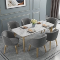 厂家直销餐桌椅组合创意时尚北欧小户型简约家用轻奢现代家具椅子